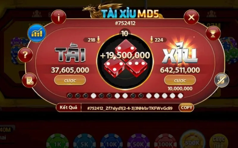 tài xỉu md5